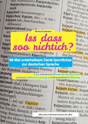 Michael Lohmann: Iss dass soo richtich?