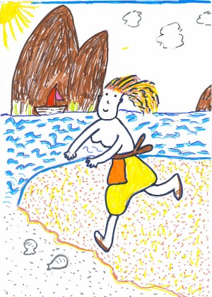 Renate Pitz: die nackte Fanny auf der Flucht