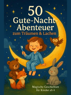 Thomas Kastner: 50 Gute-Nacht-Abenteuer zum Träumen & Lachen – Magische Geschichten für Kinder ab 4