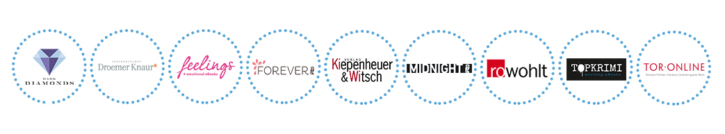 Unsere 9 Partnerverlage suchen regelmäßig auf neobooks nach neuen Autoren für ihr Programm!